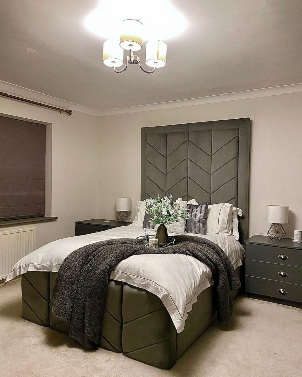 Reiko luxury upholstered bed