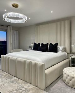 Sky luxury bed in a styled bedroom — Beds Heaven